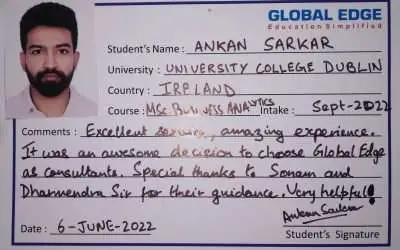 Testimonial- Ankan Sarkar, Sep’ 2022