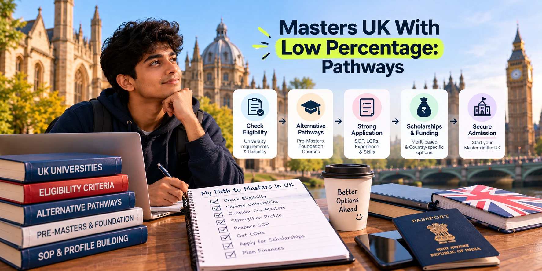 Masters UK With Low Percentage: Pathways