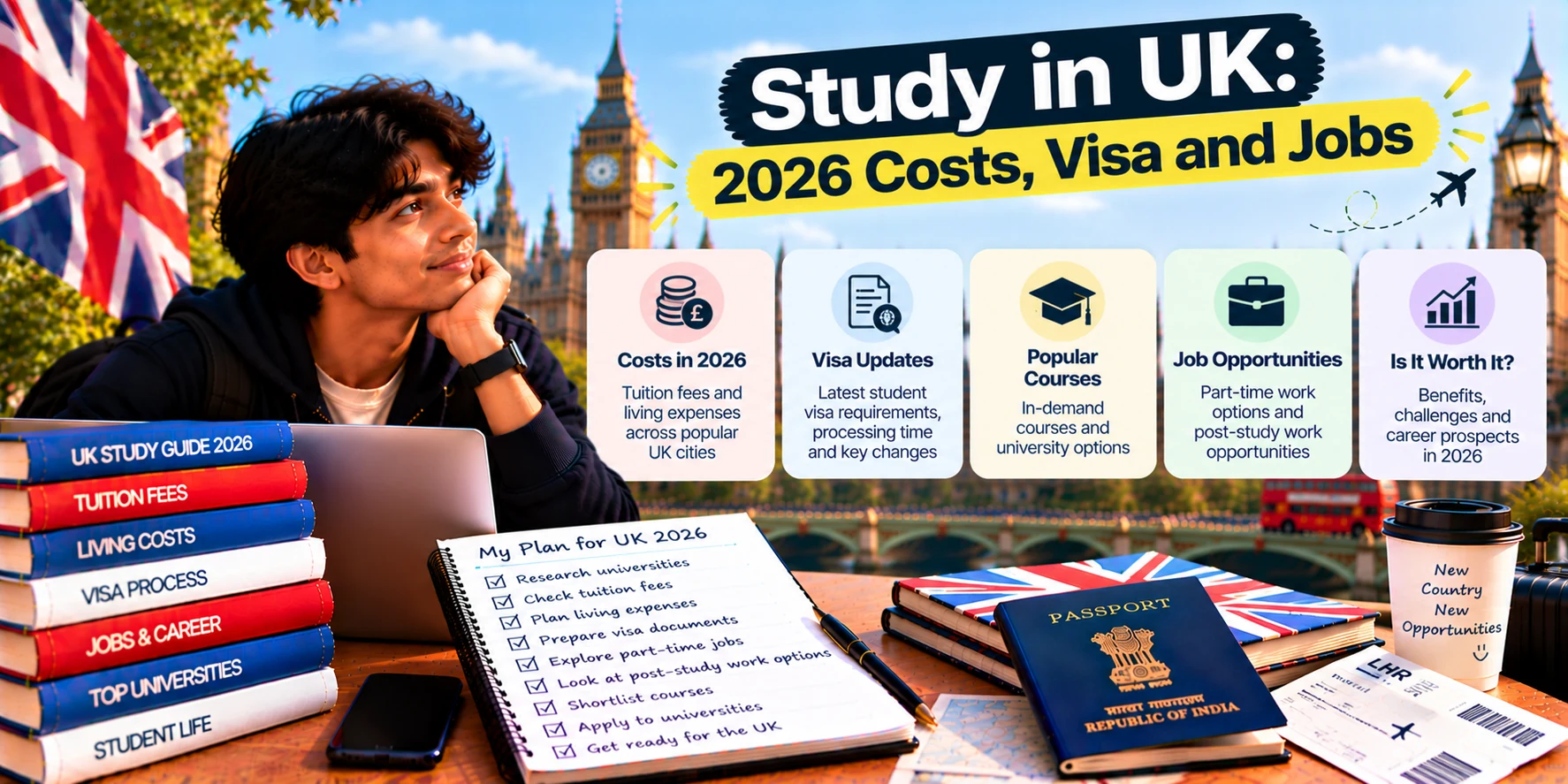 Study in UK: 2026 Costs, Visa and Jobs
