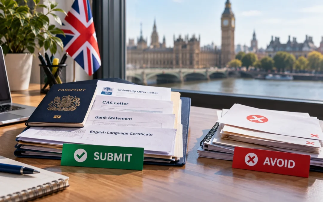 UK Student Visa Documents Checklist: Submit vs Avoid