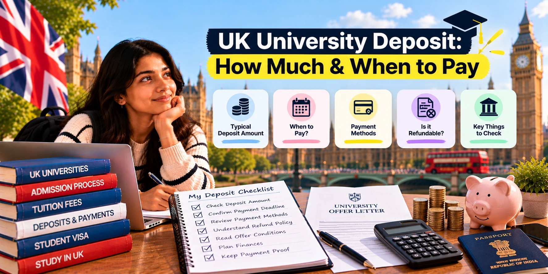 UK University Deposit: How Much & When to Pay