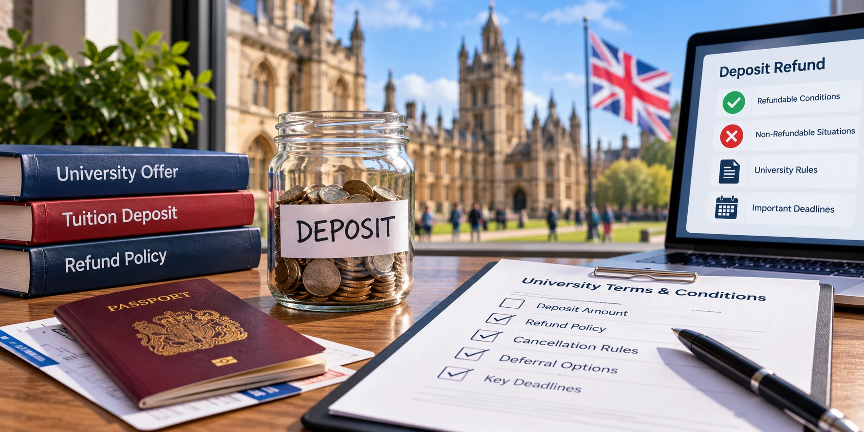 UK University Deposit Refund: Risks & Rules