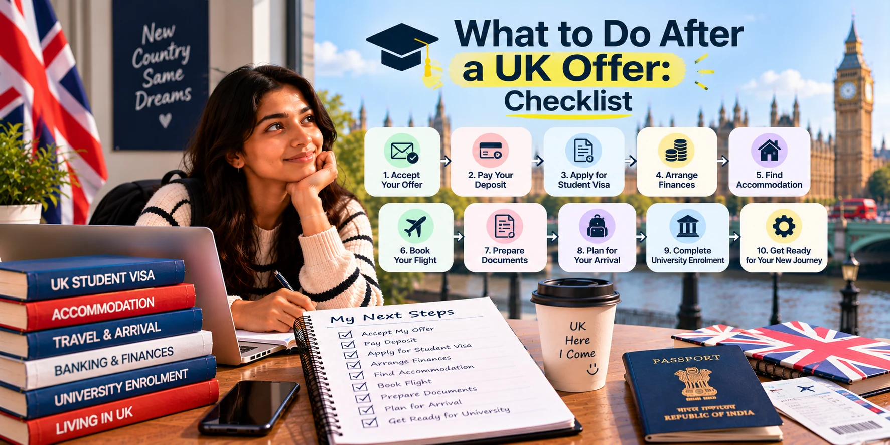 What to Do After a UK Offer: Checklist